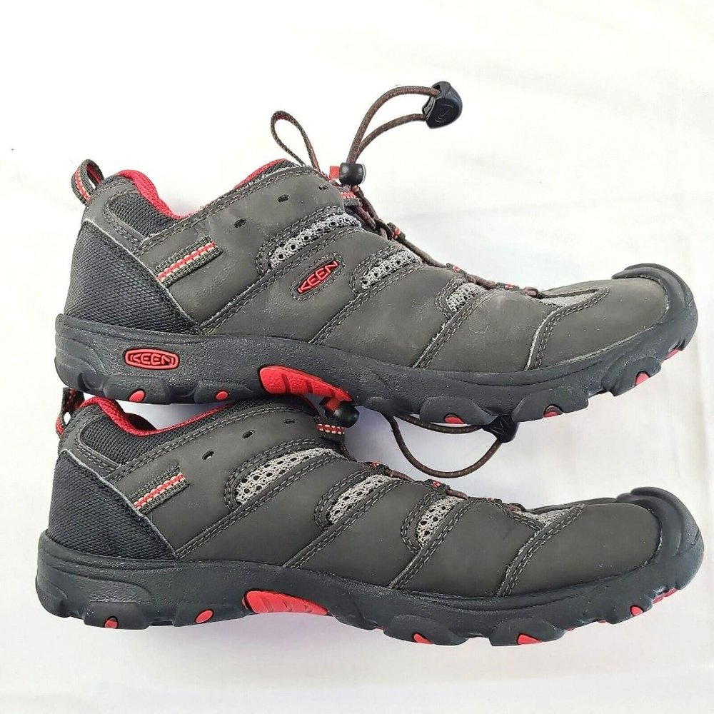 KEEN Koven Low Hiking Shoes Gray Black Youth 5/ Women 6.5 1011765 Waterproof - Picture 6 of 9